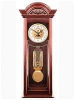 Настенные часы механические в деревянном корпусе с боем и фазами луны Россия