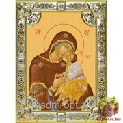 Икона освященная &quot;Влахернская икона Божией Матери&quot;, 18x24 см, со стразами