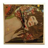Настенные часы кварцевые Gustav Klimt Змеи пр-во Италия