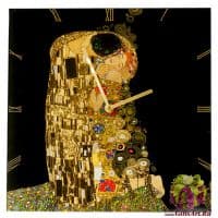 Настенные часы кварцевые Gustav Klimt Поцелуй Goebel Германия