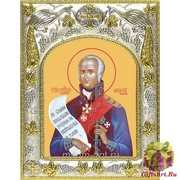 Икона освященная &quot;Феодор Ушаков,праведный воин (Фёдор)&quot;, 14x18 см