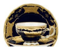 Чайный фарфоровый набор Royal Weimar Porcelain на 6 персон 12 предметов. Эксклюзивный фарфор