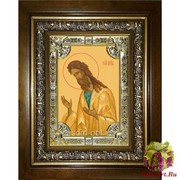 Икона освященная &quot;Иоанн Предтеча Креститель Господень (Иван)&quot;, 18x24 см, со стразами, в деревянном киоте 24x30 см, 24x30 см