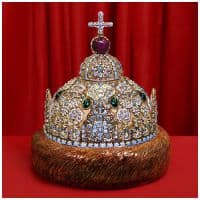 Штоф &quot;Шапка Мономаха&quot; со стразами 3 литра