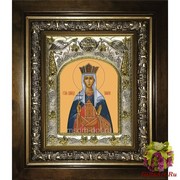 Икона освященная &quot;Тамара благоверная царица&quot;, 14x18 см, в деревянном киоте 20x24 см, 20x24 см