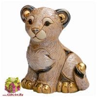Львёнок. Керамическая фигурка De Rosa Rinconada. Высота 7 см