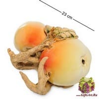 VR-01 Яблоки на ветке керамические