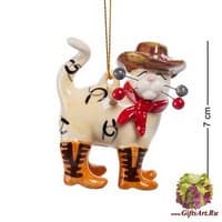 CMS-31/ 4 Подвесная фигурка &quot;Кот Ковбой&quot;