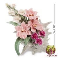 CMS-33/ 1 Муз. композиция "Ракушка с цветами"