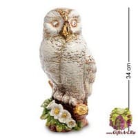 AHURA- 04 Фигура &quot;Полярная Сова&quot; с кристаллами Сваровски