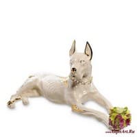 AHURA- 29 Фигура &quot;Немецкий дог&quot; с кристаллами Сваровски