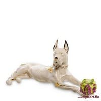 AHURA- 32 Фигура &quot;Немецкий дог&quot; с кристаллами Сваровски