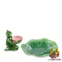 CMS-02/ 5 Набор тарелка и соусник "Лягушка" - вид 1 миниатюра