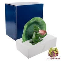 CMS-02/ 5 Набор тарелка и соусник "Лягушка" - вид 2 миниатюра