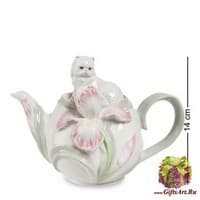 CMS-04/ 1 Заварочный чайник &quot;Котенок с ирисом&quot;