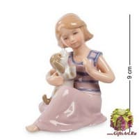 CMS-12/ 4 Фигурка "Девочка с собачкой"