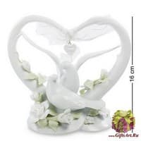 CMS-10/23 Фигурка &quot;Сердце с голубями&quot;