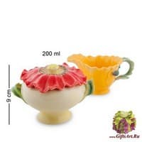 FM-07/ 4 Набор сахарница и молочник &quot;Маки&quot;