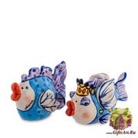 BS- 66 Набор соль-перец "Влюбленные рыбки" BS- 66 Набор соль-перец "Влюбленные рыбки"