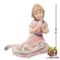 CMS-12/15 Фигурка &quot;Девочка со щенками&quot;