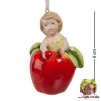 CMS-36/ 2 Колокольчик &quot;Девочка-яблочко&quot;