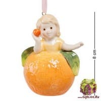 CMS-36/ 3 Колокольчик &quot;Девочка-апельсинка&quot;