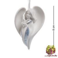 CMS-17/22 Фигурка подвесная&quot; Ангел с голубем&quot;