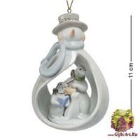 CMS-39/ 7 Фигурка подвесная &quot;Снеговичок&quot;