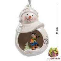 CMS-39/10 Фигурка подвесная &quot;Веселый снеговик&quot;