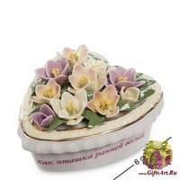 CMS-45/ 2 Шкатулка &quot;Весеннее сердце&quot;