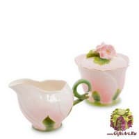 FM-61/ 2 Набор сахарница и молочник &quot;Герань&quot;