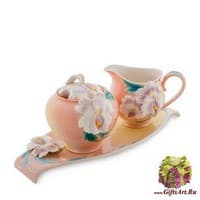 FM-63/ 2 Набор сахарница и молочник &quot;Сальпиглоссис&quot;