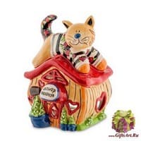 BS-147 Подсвечник &quot;Домик кота Тимофея&quot;