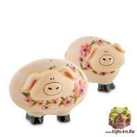 BS-150 Набор соль-перец "Симпатяшки-хрюши" BS-150 Набор соль-перец "Симпатяшки-хрюши"