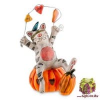 BS-154 Подсвечник &quot;Тыквенное настроение&quot;