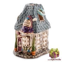 BS-162 Домик-подсвечник &quot;Дикие цветы&quot;