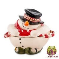 BS-513 Конфетница &quot;Снеговик&quot;