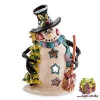 BS-518 Подсвечник &quot;Снеговик&quot;