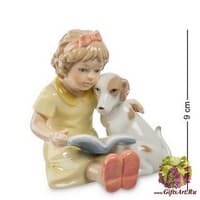 CMS-12/20 Фигурка &quot;Девочка с собачкой&quot;