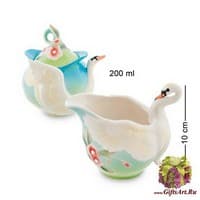 FM-76/ 2 Набор сахарница и молочник &quot;Лебеди&quot;