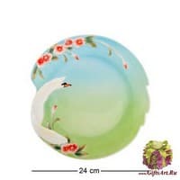 FM-76/ 5 Блюдо &quot;Лебеди&quot; мал.