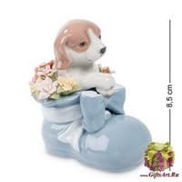 CMS-15/87 Фигурка Щенок &quot;Башмачок радости&quot; голуб.