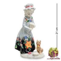 JP-12/17 Фигурка &quot;Девочка с котенком&quot;