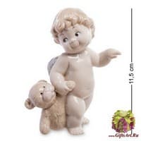 JP-34/11 Фигурка &quot;Ангелочек с мишкой&quot;