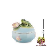 FM-87/ 3 Шкатулка &quot;Лягушка на кувшинке&quot;