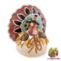 BS-233 Подсвечник &quot;Индейка&quot;