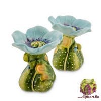 BS-248 Набор соль-перец &quot;Голубые маки&quot;