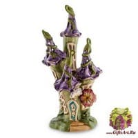 BS-253 Подсвечник-домик &quot;Пурпурный вьюнок&quot;
