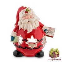 BS-537 Подсвечник &quot;Новогодний почтальон&quot;