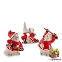 BS-542 Подсвечник &quot;Хоккейная команда&quot;